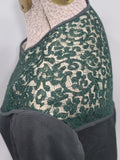 German Green Dress "Make do and Mend" <br> (B-33" W-29" H-35")