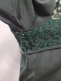 German Green Dress "Make do and Mend" <br> (B-33" W-29" H-35")