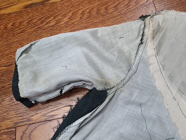 German Green Dress "Make do and Mend" <br> (B-33" W-29" H-35")