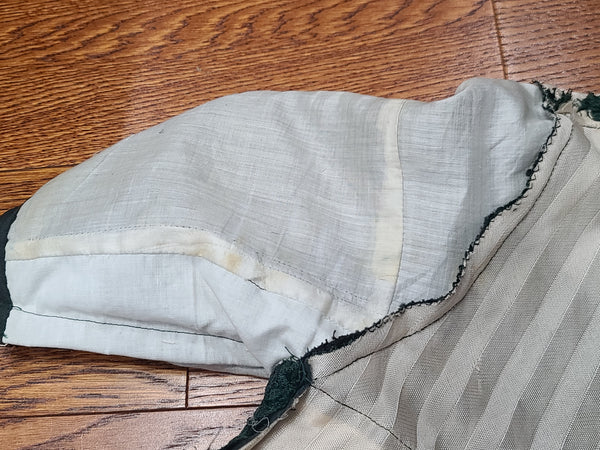 German Green Dress "Make do and Mend" <br> (B-33" W-29" H-35")