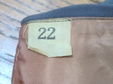 Navy Nurse Gray Garrison Cap (Size 22)