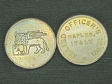 Allied Officers Club Naples Italy Tokens (Lot of 3)