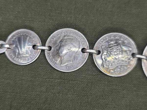 Australian Coin Bracelet 1943