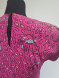 Genie Novelty Print Dress <br> (B-36" W-27" H-37")