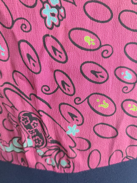 Genie Novelty Print Dress <br> (B-36" W-27" H-37")