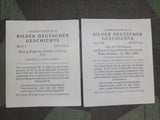 Bilder Deutscher Geschichte Lot of Cigarette Card Pictures