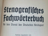 1943 Reichspost Stenographers Dictionary
