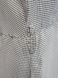 Gray Dress with Red Trim <br> (B-46" W-41" H-50")