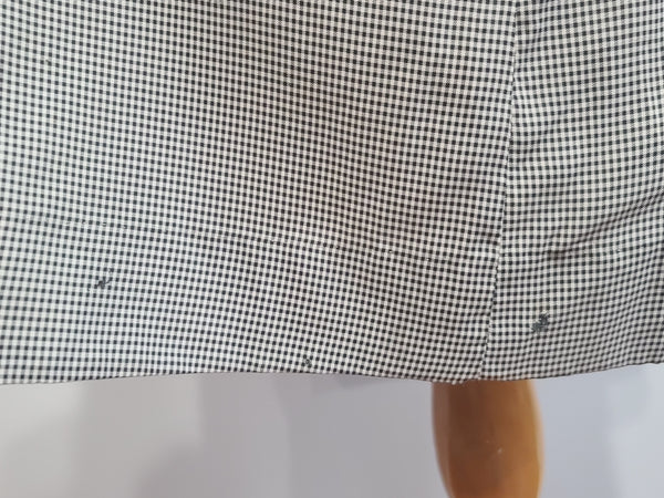 Gray Dress with Red Trim <br> (B-46" W-41" H-50")