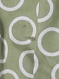 German Green Circle Print Dress DRP Zipper <br> (B-38" W-30" H-40")