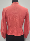 Pink Blouse with Balloon Sleeves <br> (B-37" W-31")