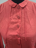 Pink Blouse with Balloon Sleeves <br> (B-37" W-31")