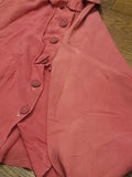 Pink Blouse with Balloon Sleeves <br> (B-37" W-31")