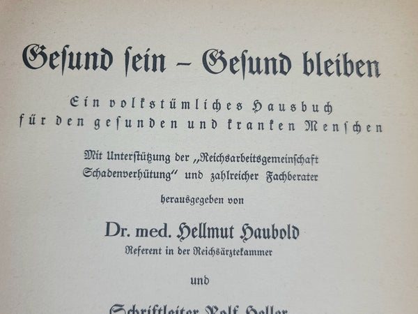 Be Healthy Stay Healthy German Book