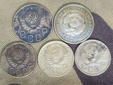 Soviet Pocket Change Kopek Coins (Set of 5)
