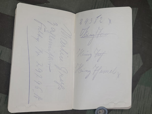 1940 Pocket Calendar Book from a Thief (Interesting Story)