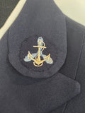 Navy WAVES Uniform: Jacket, Skirt & Blouse <br> (B-34" W-28" H-38")