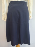 Navy WAVES Uniform: Jacket, Skirt & Blouse <br> (B-34" W-28" H-38")