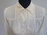Navy WAVES Uniform: Jacket, Skirt & Blouse <br> (B-34" W-28" H-38")