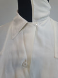 Navy WAVES Uniform: Jacket, Skirt & Blouse <br> (B-34" W-28" H-38")