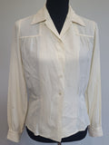 Navy WAVES Uniform: Jacket, Skirt & Blouse <br> (B-34" W-28" H-38")