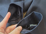Navy WAVES Uniform: Jacket, Skirt & Blouse <br> (B-34" W-28" H-38")