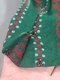 German Green Long Sleeve Dirndl Dress <br> (B-38" W-30")