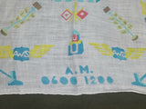 Aircraft Warning Service Army Signals Sweetheart Hankie Portland