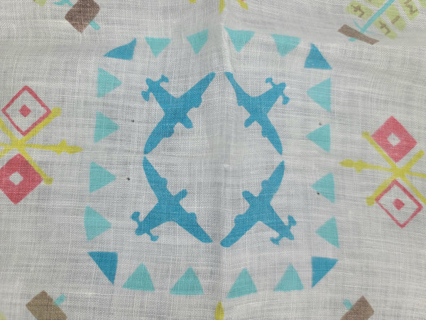 Aircraft Warning Service Army Signals Sweetheart Hankie Portland