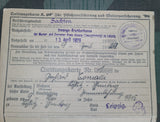 1929-30 Invalids Insurance Receipt Cards