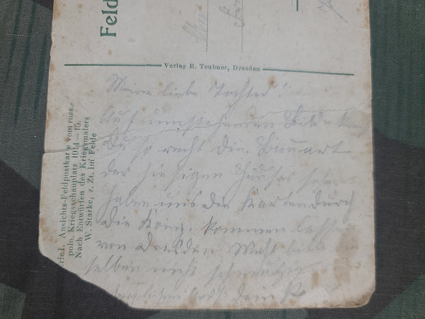 Picture and Post Card Fallen In Russia 1943