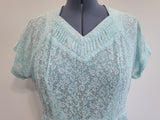 Lightweight Teal Dress <br> (B-44" W-36" H-48")