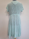 Lightweight Teal Dress <br> (B-44" W-36" H-48")