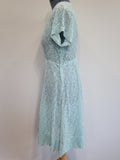 Lightweight Teal Dress <br> (B-44" W-36" H-48")