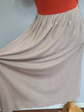 Bright Orange Green and Tan Dress <br> (B-38" W-27" H-42")