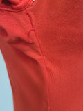 Bright Orange Green and Tan Dress <br> (B-38" W-27" H-42")