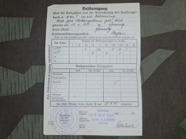 1940 Pocket Calendar Book from a Thief (Interesting Story)