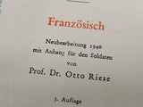 Metoula Sprachführer German-French Phrase Book 1940 (für den Soldaten)