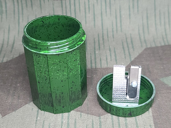 Reproduction Green Bakelite Pencil Sharpener