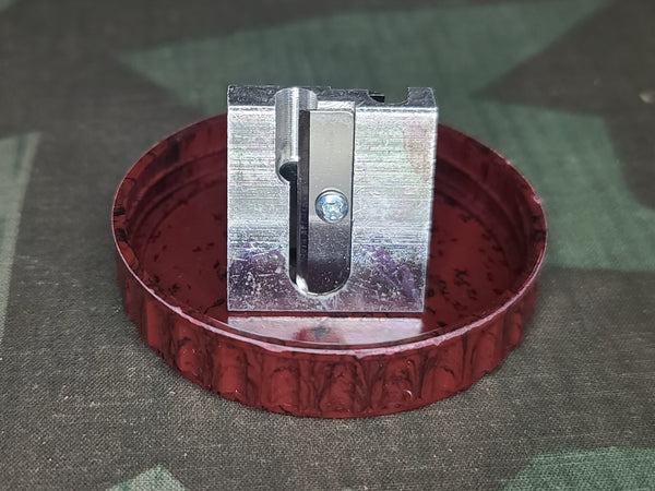 Reproduction Red Bakelite Double Pencil Sharpener