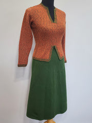 Autumn Knit Sweater and Skirt Set <br> (27"-28" waist)