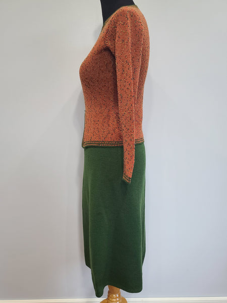 Autumn Knit Sweater and Skirt Set <br> (27"-28" waist)