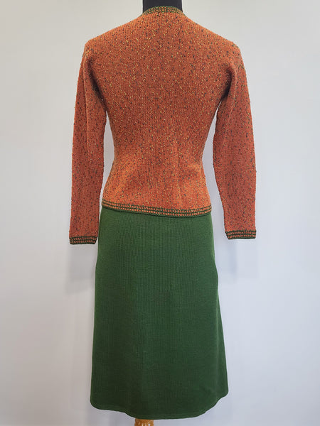 Autumn Knit Sweater and Skirt Set <br> (27"-28" waist)