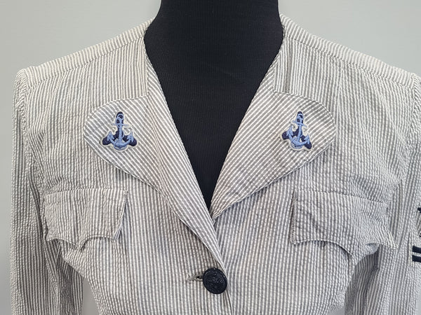 US Navy WAVES Seersucker Jacket <br> (B-37" W-28")