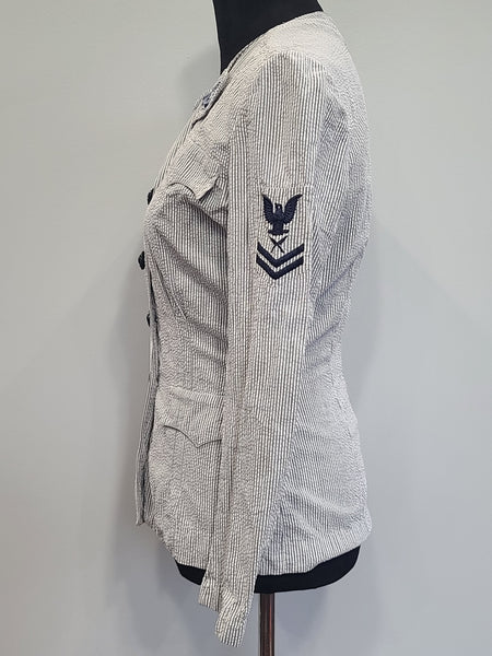 US Navy WAVES Seersucker Jacket <br> (B-37" W-28")