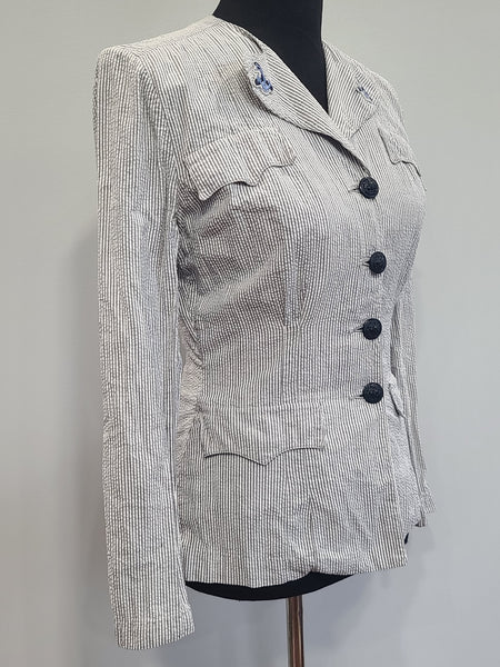 US Navy WAVES Seersucker Jacket <br> (B-37" W-28")