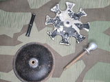 German 8 Stamp Holder Worn