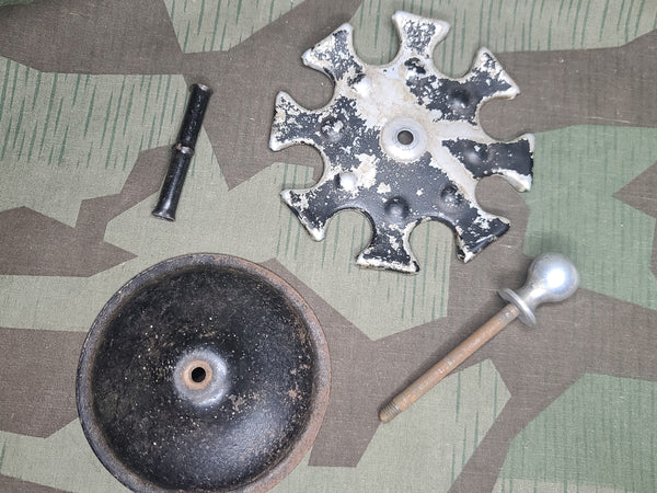 German 8 Stamp Holder Worn