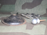 German 8 Stamp Holder Worn
