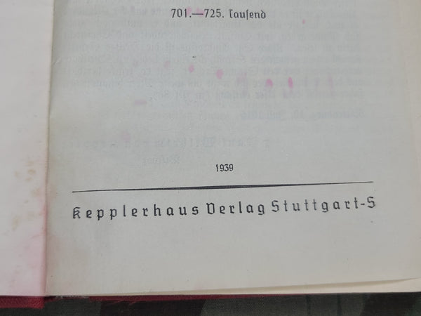 New Testament Bible 1939 Stuttgarter Kepplerbibel